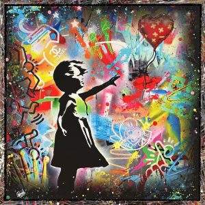 Girl With Balloon by Onelife183