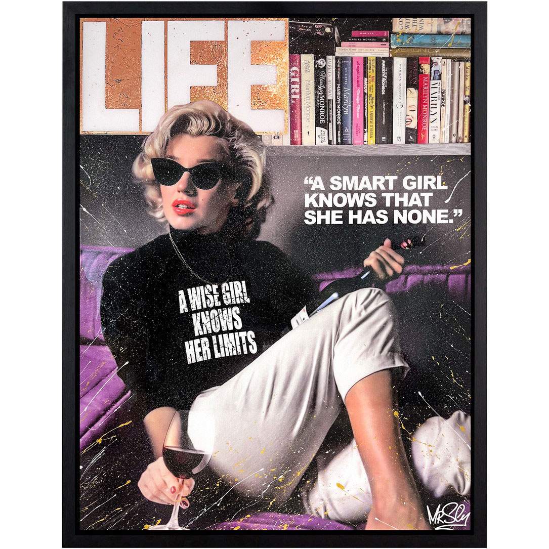 Smart Girl Marilyn by Mr Sly