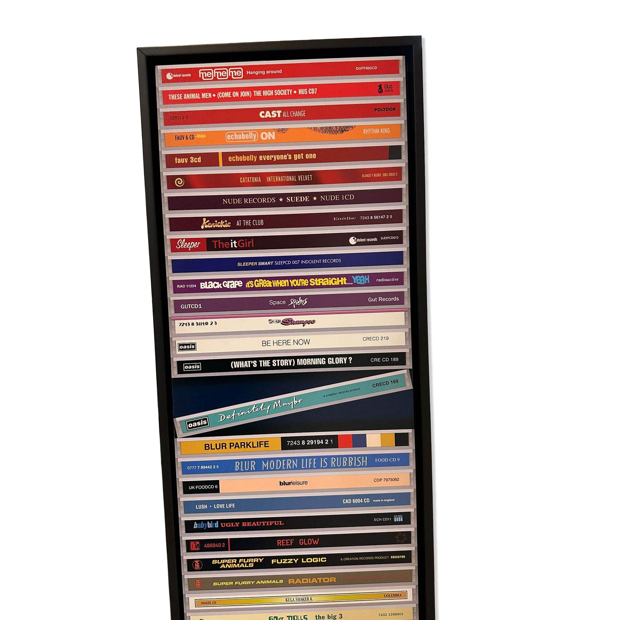 Spines #8 – Britpop (Aluminium)