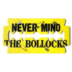 Never Mind The Bollocks (Sex Pistols) Razor Blade by Keith Haynes