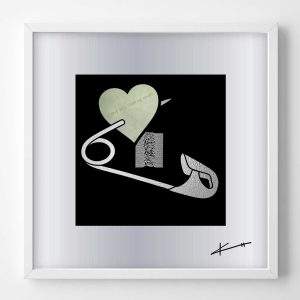 Safety Pin Tear Us Apart (Joy Division) by Keith Haynes