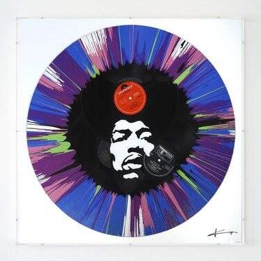 Jimi In A Spin by Keith Haynes