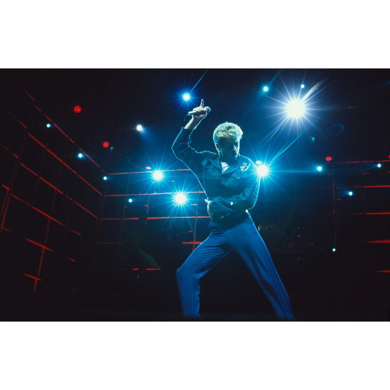 Limited edition print of George Michael, "The Performer" by Brian Aris