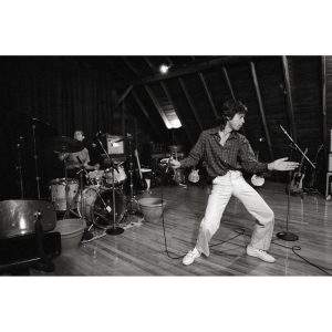 Limited edition print of Mick Jagger "Moving like Jagger, USA, 1981 by Brian Aris