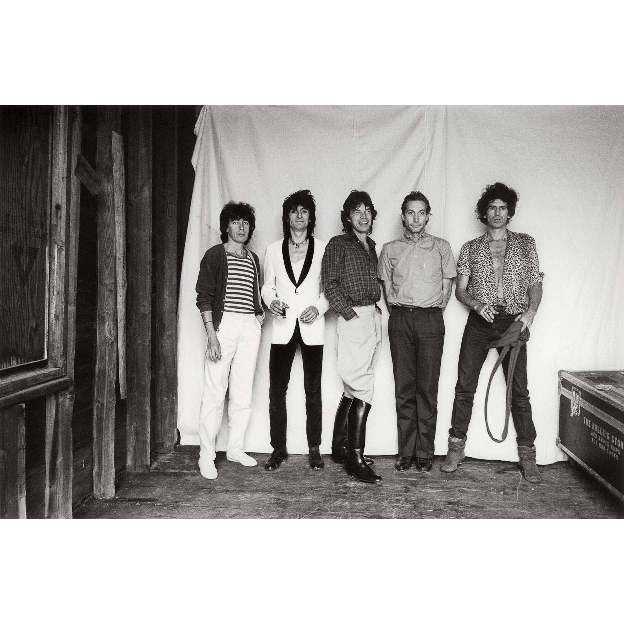 Rolling Stones "Boston, USA - Groupshot, 1981" by Brian Aris