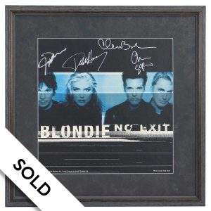 Blondie Signed “No Exit” Album Print - SOLD