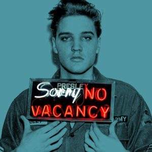 "Heartbreak Hotel" Elvis Presley (Blue) by Louis Sidoli