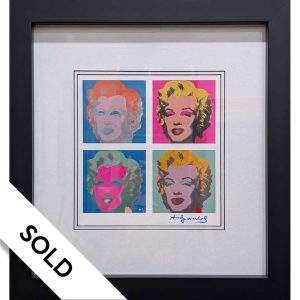 Marilyn Monroe 4-up by Andy Warhol - SOLD