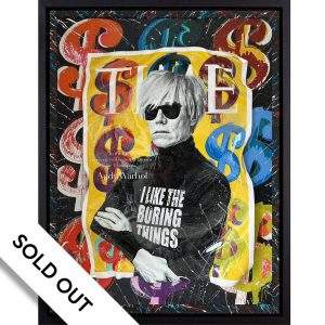 Andy Warhol 15 Minutes of Fame by Mr Sly - SOLD OUT