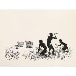 Trolley Hunters by Banksy