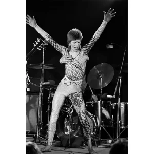 David Bowie performing as Ziggy Stardust at the Marquee Club in London, 19 October 1973 — Limited Edition Print