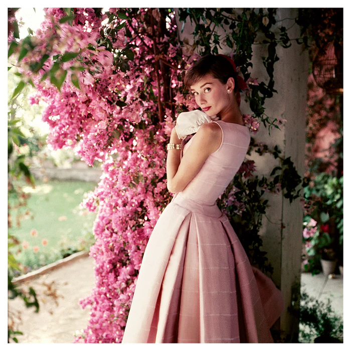 Audrey Hepburn in Givenchy, 1955 — Limited Edition Print by Norman Parkinson