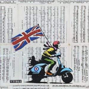 Scootering on music by Veebee