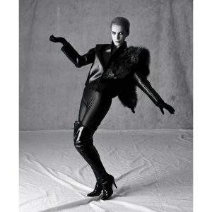 Annie Lennox “Black Leather Portrait, 1983" limited edition print by Brian Aris