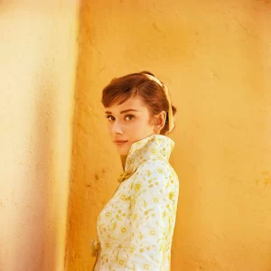 Audrey Hepburn in the Roman countryside, 1955 — Limited Edition Print by Milton H. Green