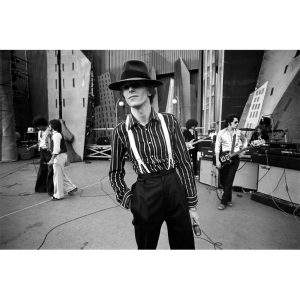 David Bowie during the Diamond Dogs tour, 1970s — Limited Edition Print by Terry O'Neill