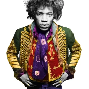 Jimi Hendrix with hands on hips (colourised), 1967 — Signed Edition by Gered Mankowitz