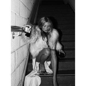 Kate Moss during a night out, 2007 — Limited Edition Print by Greg Brennan