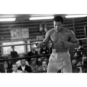 Muhammad Ali training in Pennsylvania, 1977 — Limited Edition Print by Michael Brennan