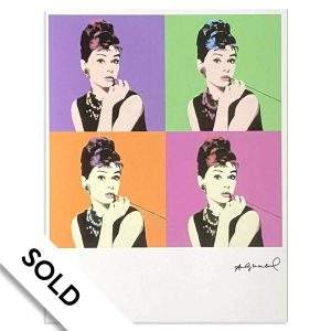 Audrey Hepburn by Andy Warhol - SOLD
