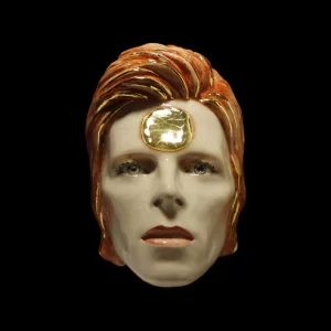 David Bowie - 'Ziggy Stardust' Mask Sculpture by Maria Primola