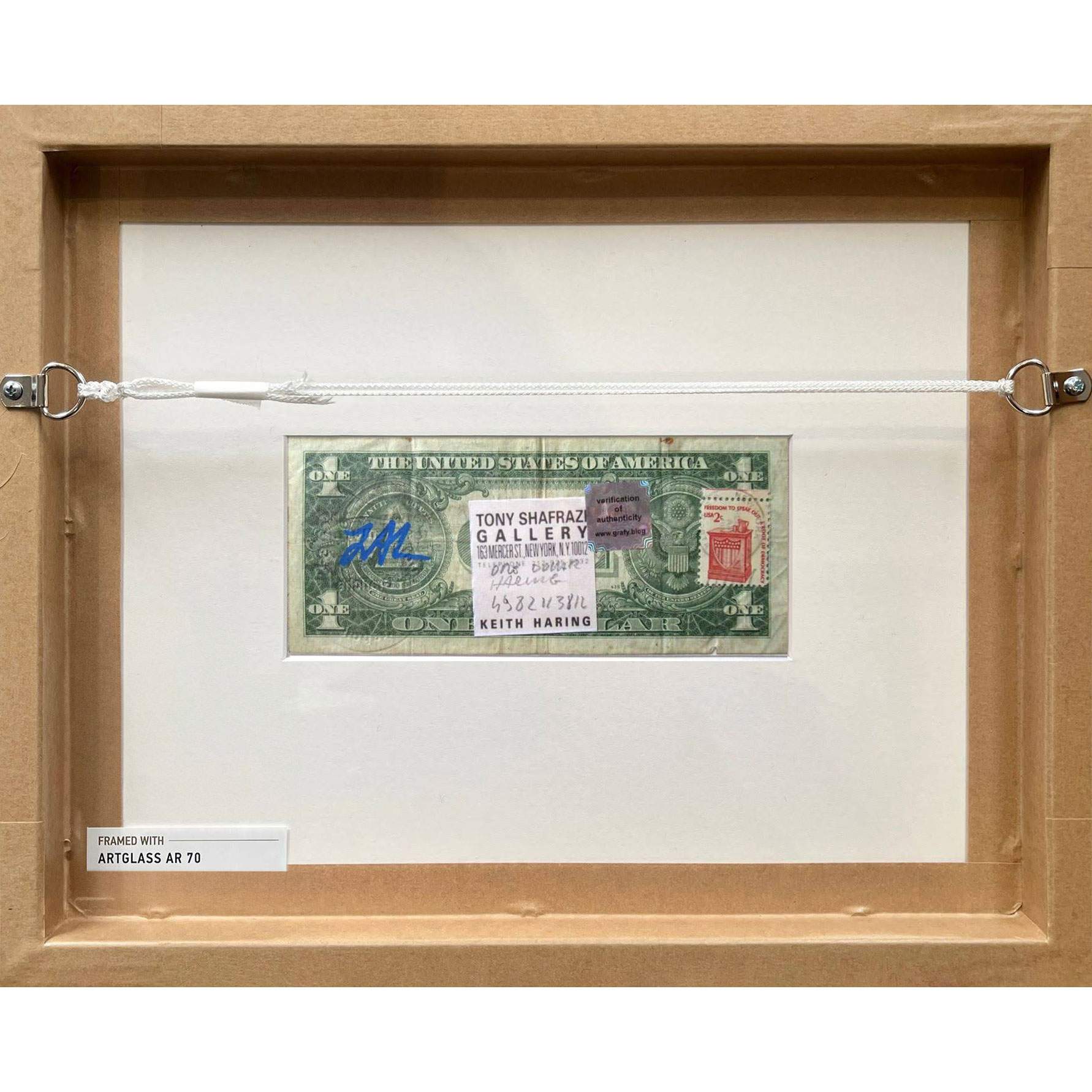 Keith Haring 1 USD reverse