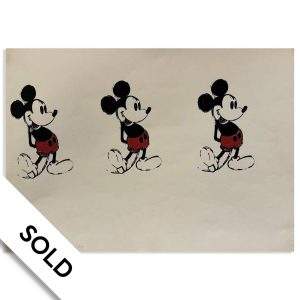 Micky Mouse by Andy Warhol - SOLD