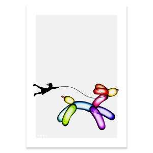 Balloon Dog 6 - Limited Edition Print By Veebee