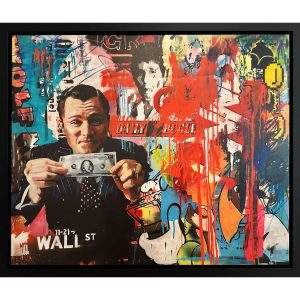 Wolf of Wall Street – Limited Edition Print by Zinsky