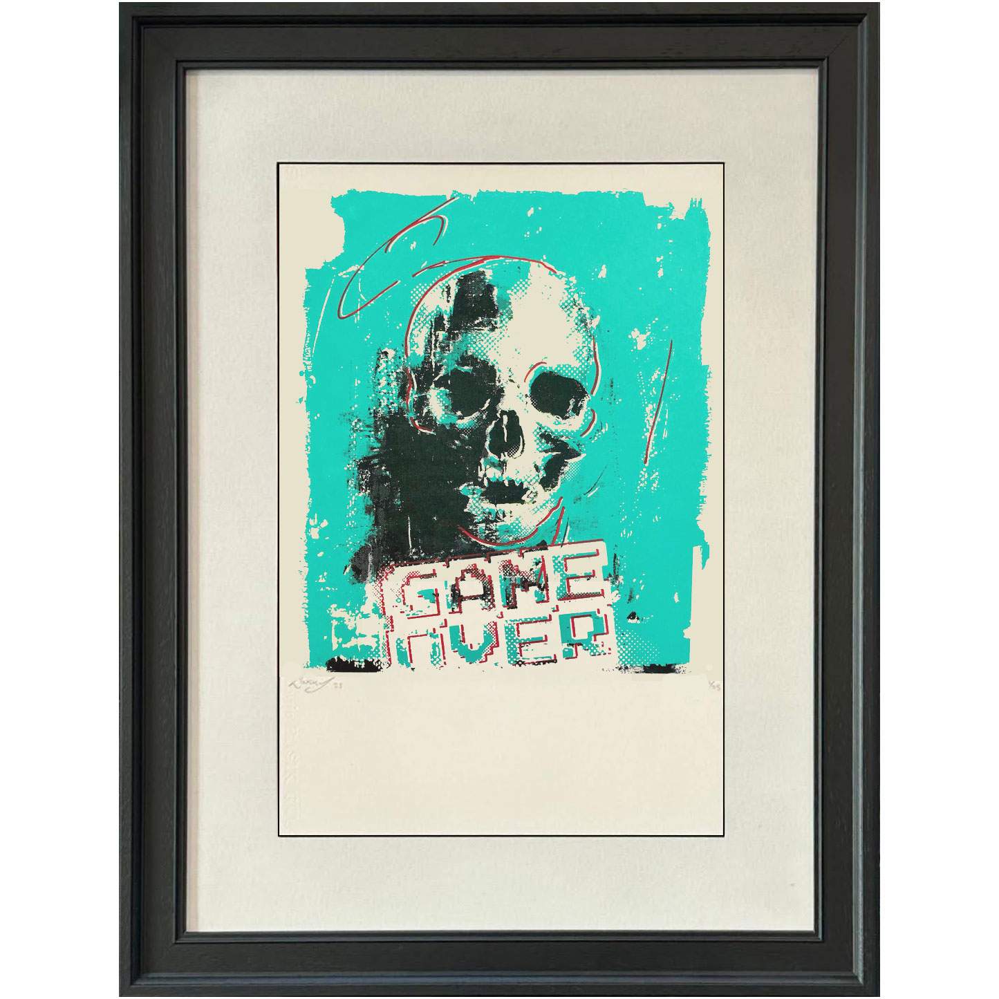 Game Over - Limited Edition Print by Zinsky
