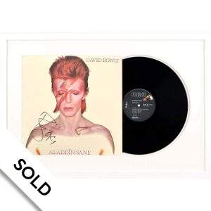 David Bowie - Aladdin Sane Hand-Signed Album - SOLD