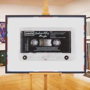 Oasis Cassette Print framed