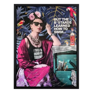 Drown My Sorrows (Frida Kahlo) by Mr Sly