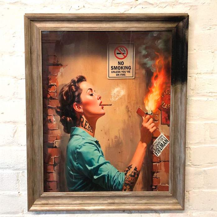 No Smoking by Dirty Hans