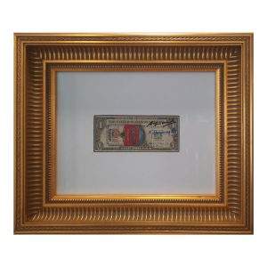 Andy Warhol - Dollar SOUP (signature of both Haring and Warhol)