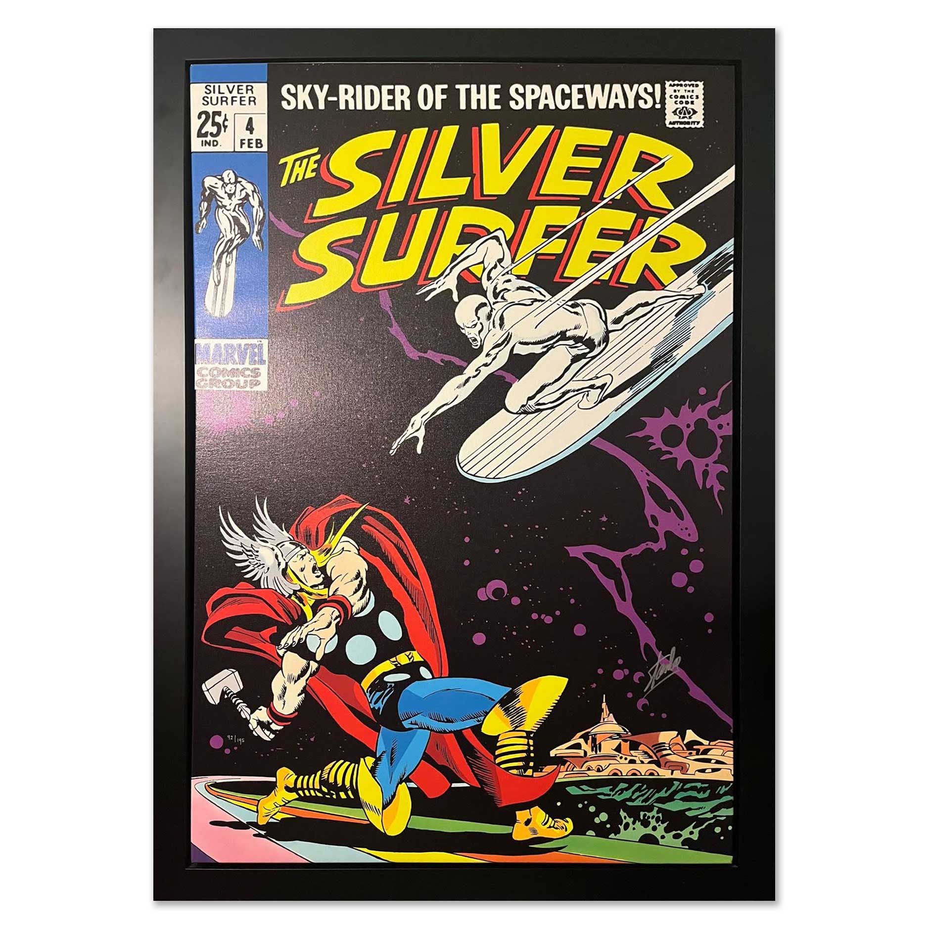 The Silver Surfer #4 hand-signed by Stan Lee