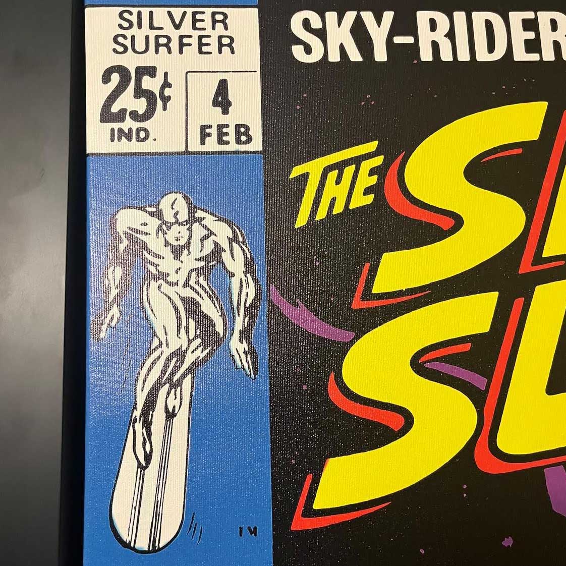 The Silver Surfer #4 hand-signed by Stan Lee