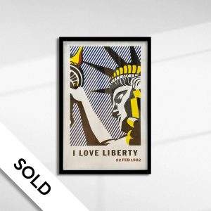 I Love Liberty by Roy Lichtenstein - SOLD