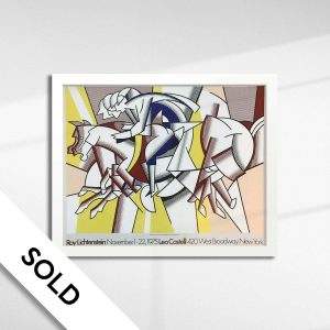 Red Horseman by Roy Lichtenstein - SOLD