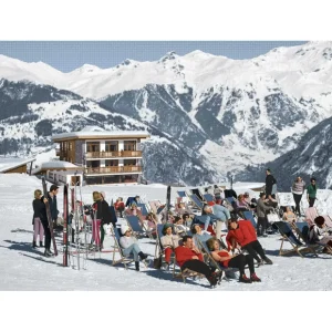 Courchevel by Nick Holdsworth (Deluxe Aluminium Print)
