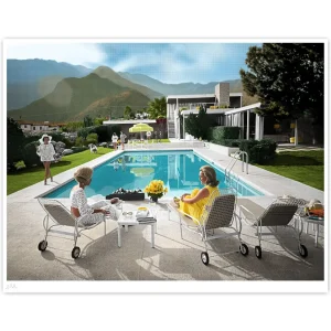 Poolside Gossip by Nick Holdsworth (Paper Print)