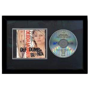 Debbie Harry Signed "Def Dumb and Blonde" CD Cover