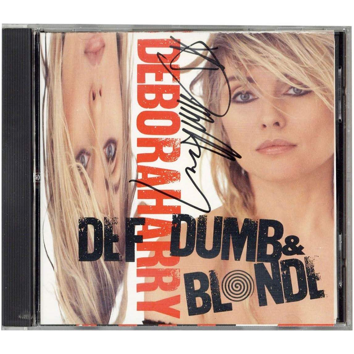 Debbie Harry Signed "Def Dumb and Blonde" CD Cover